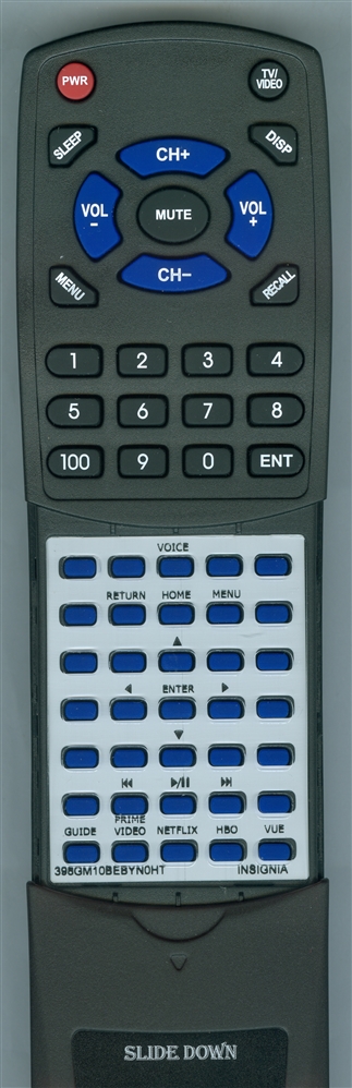 INSIGNIA 398GM10BEBYN0HT replacement Redi Remote