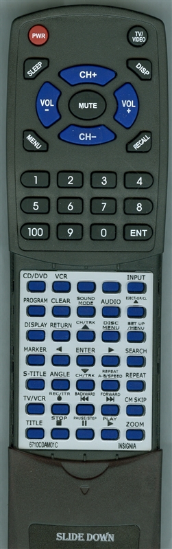 INSIGNIA 6710CDAM01C replacement Redi Remote