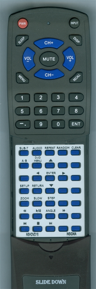 INSIGNIA NS-HDVD18 replacement Redi Remote