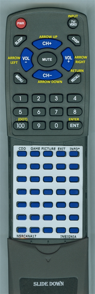 INSIGNIA NS-RC4NA-17 replacement Redi Remote