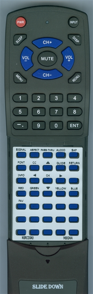 INSIGNIA NS-RCDXA3 replacement Redi Remote