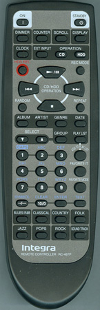 INTEGRA 24140467 RC-467P Genuine OEM original Remote