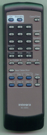 INTEGRA RC-553C Genuine OEM original Remote