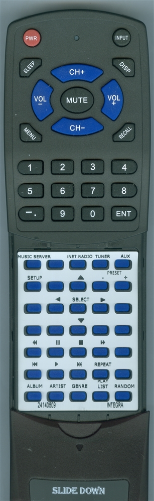 INTEGRA 24140509 RC509S replacement Redi Remote