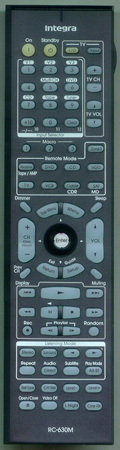 INTEGRA 24140630 RC-630M Genuine  OEM original Remote