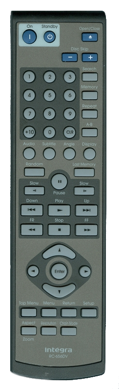 INTEGRA 24140656 RC-656DV Refurbished Genuine OEM Original Remote