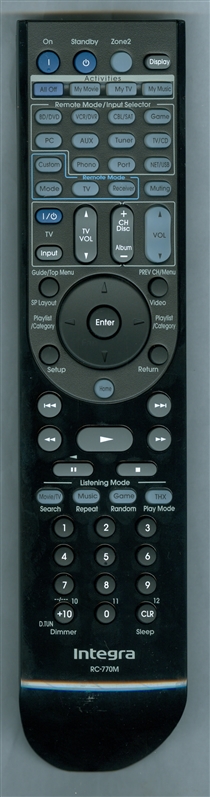 INTEGRA 24140770 RC-770M Genuine OEM original Remote