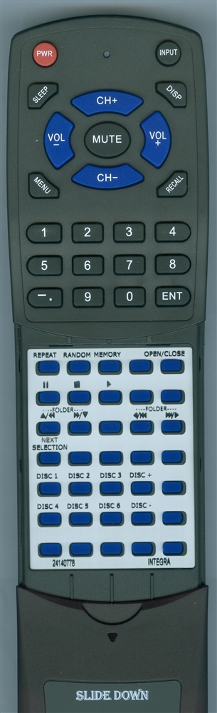 INTEGRA 24140778 RC-778C replacement Redi Remote