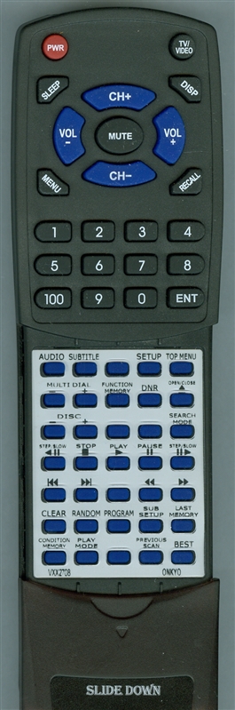 INTEGRA VXX2708 RC-416DV replacement Redi Remote
