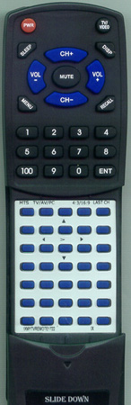 IX IXMYTVREMOTE1722 replacement Redi Remote
