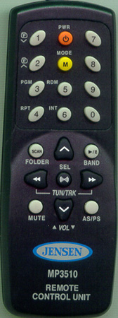 JENSEN 3510REMOTE MP3510 Genuine OEM original Remote