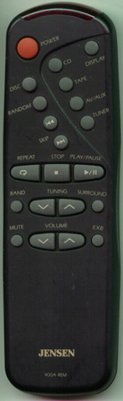JENSEN 400A 400AREM Genuine  OEM original Remote