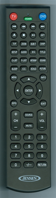 JENSEN PSVCJE1912LED Genuine OEM original Remote