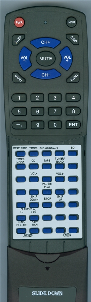 JENSEN JMC1250 replacement Redi Remote