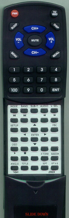 JENSEN Y434A1 replacement Redi Remote