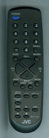 JVC 076E0TZ011 RMC1231 Genuine  OEM original Remote