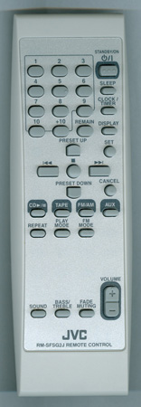 JVC BI643FSG205SV RMSFSG2J Genuine OEM original Remote