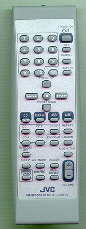 JVC BI643FSG5050 RMSFSG5J Genuine OEM original Remote