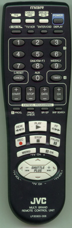 JVC LP20303-008A LP20303008A Genuine OEM original Remote