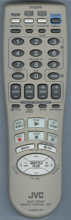 JVC LP20303-017A LP20303017 Genuine OEM original Remote