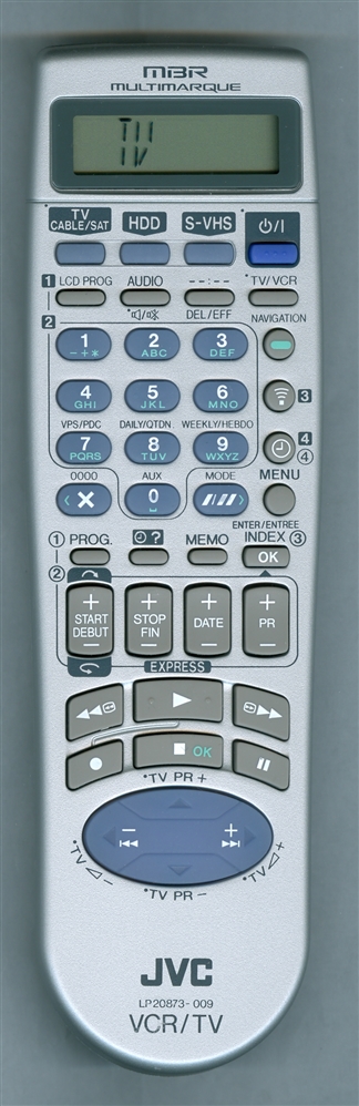 JVC LP20873-009 LP20873009 Refurbished Genuine OEM Original Remote