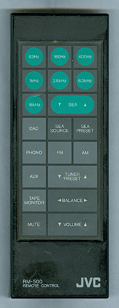 JVC RM-500 RM500 Genuine  OEM original Remote