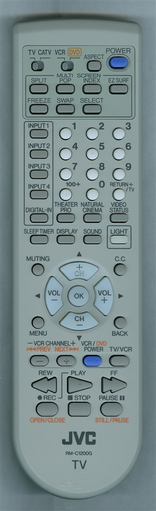 JVC RM-C1200G-1A Refurbished Genuine OEM Original Remote