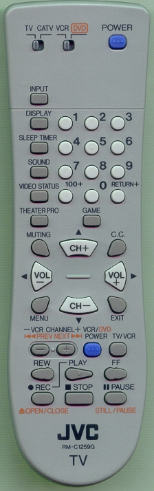 JVC RM-C1259G-1H RMC1259G Refurbished Genuine OEM Original Remote