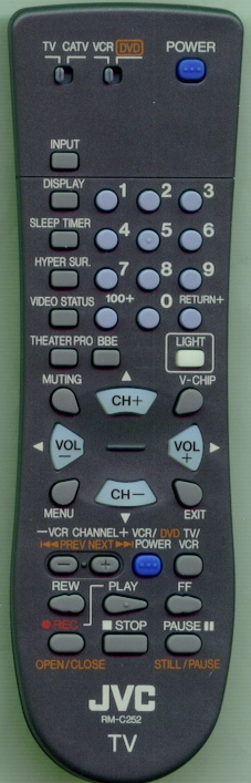 JVC RM-C252-1H RM-C252 Genuine  OEM original Remote