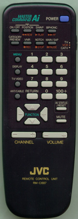 JVC RM-C687-KD-H RMC687 Genuine  OEM original Remote