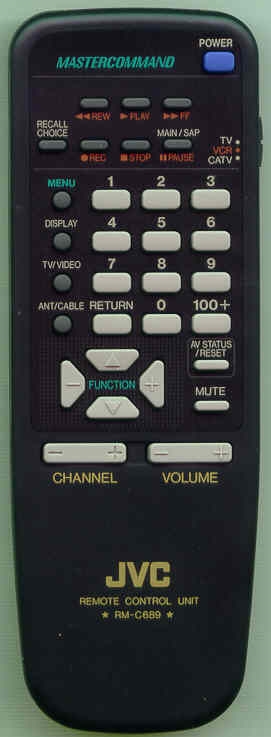 JVC RM-C689-1-H Refurbished Genuine OEM Original Remote
