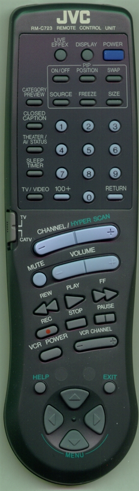 JVC RM-C723-01-A RMC723 Refurbished Genuine OEM Original Remote