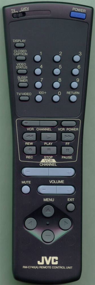 JVC RM-C740(A)-SA RMC740(A) Refurbished Genuine OEM Original Remote