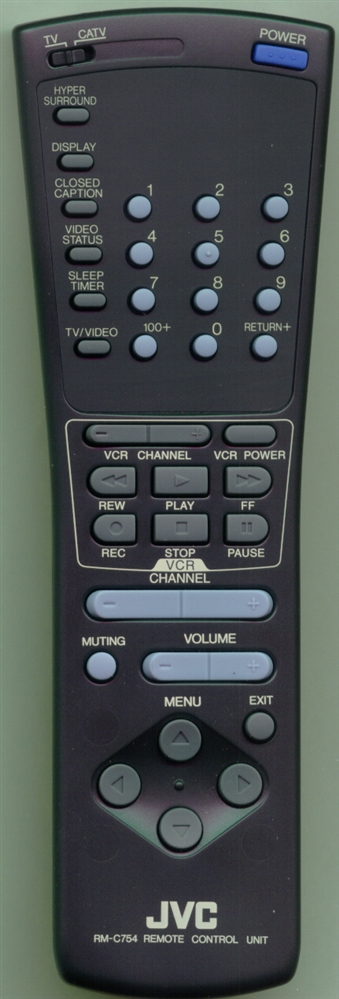 JVC RM-C754-1C RMC754 Refurbished Genuine OEM Original Remote