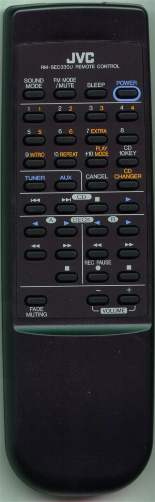 JVC RM-SEC330U RMSEC330U Refurbished Genuine OEM Original Remote