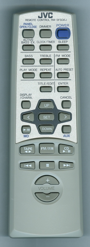 JVC RM-SFSG6J Genuine OEM original Remote
