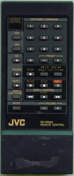 JVC RM-SR250 RMSR250 Refurbished Genuine OEM Original Remote