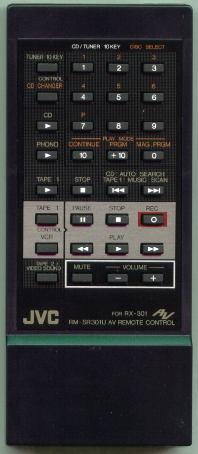JVC RM-SR301U RMSR301U Refurbished Genuine OEM Original Remote