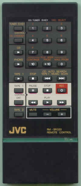 JVC RM-SR333 RMSR333 Refurbished Genuine OEM Original Remote