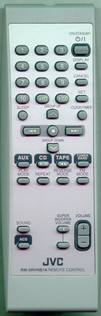 JVC RM-SRVNB1AW1 RM-SRVNB1A Genuine OEM original Remote