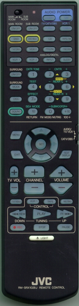 JVC RM-SRX1028J Refurbished Genuine OEM Original Remote