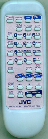 JVC RM-SUXA70MDU RMSUXA70MDU Genuine OEM original Remote