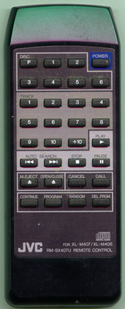 JVC RM-SX407U RMSX407U Genuine OEM original Remote