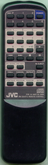JVC RM-SX417U RMSX417U Refurbished Genuine OEM Original Remote