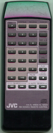 JVC RM-SX505U RMSX505U Genuine OEM original Remote