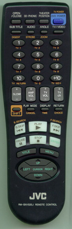 JVC RM-SXV525J RMSXV525J Genuine OEM original Remote