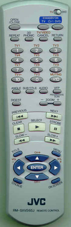 JVC RM-SXVS65J Genuine OEM original Remote
