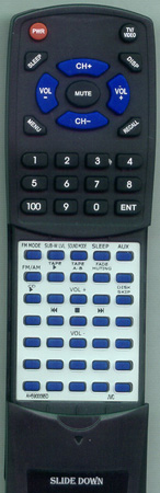 JVC AH59-00095D RMSMXG50A replacement Redi Remote