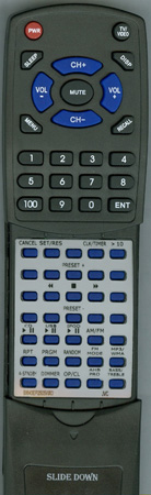 JVC BI643EP2505WX0 RMSUXEP25J replacement Redi Remote