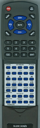 JVC BI643MXGC5050 RMSMXGC5J replacement Redi Remote